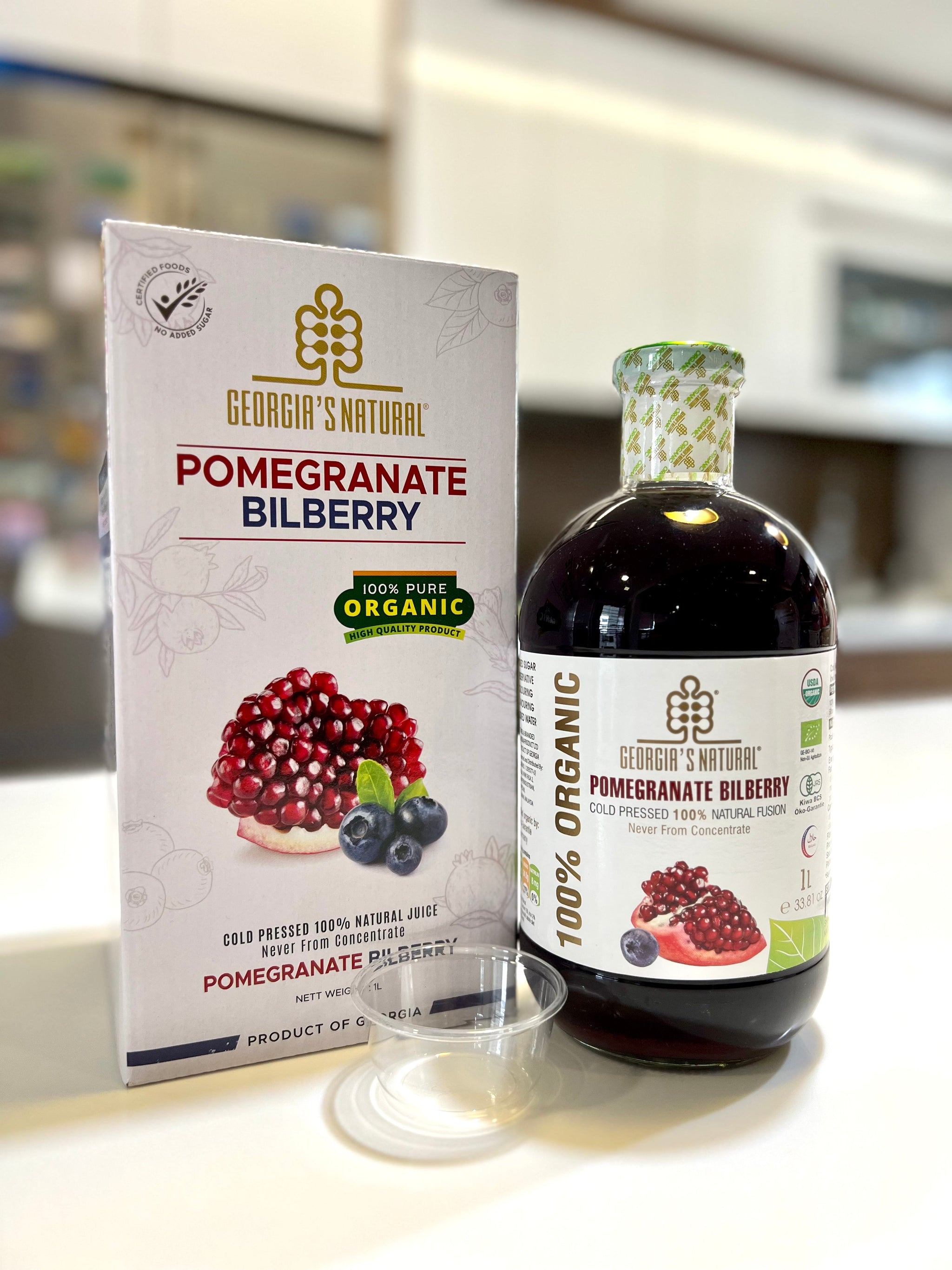 BJORG - Organic Pure Pomegranate Juice - 500ml